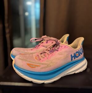 Hoka One One Pink Athletic Shoes Lightweight Performance